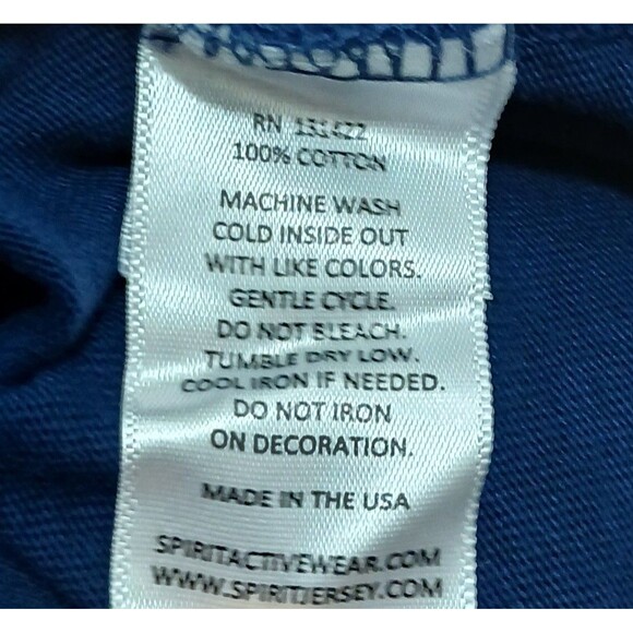 Penn State Nittany Lions Women's L Spirit Jersey Oversized V-Neck Navy Tee NCAA - Picture 9 of 9